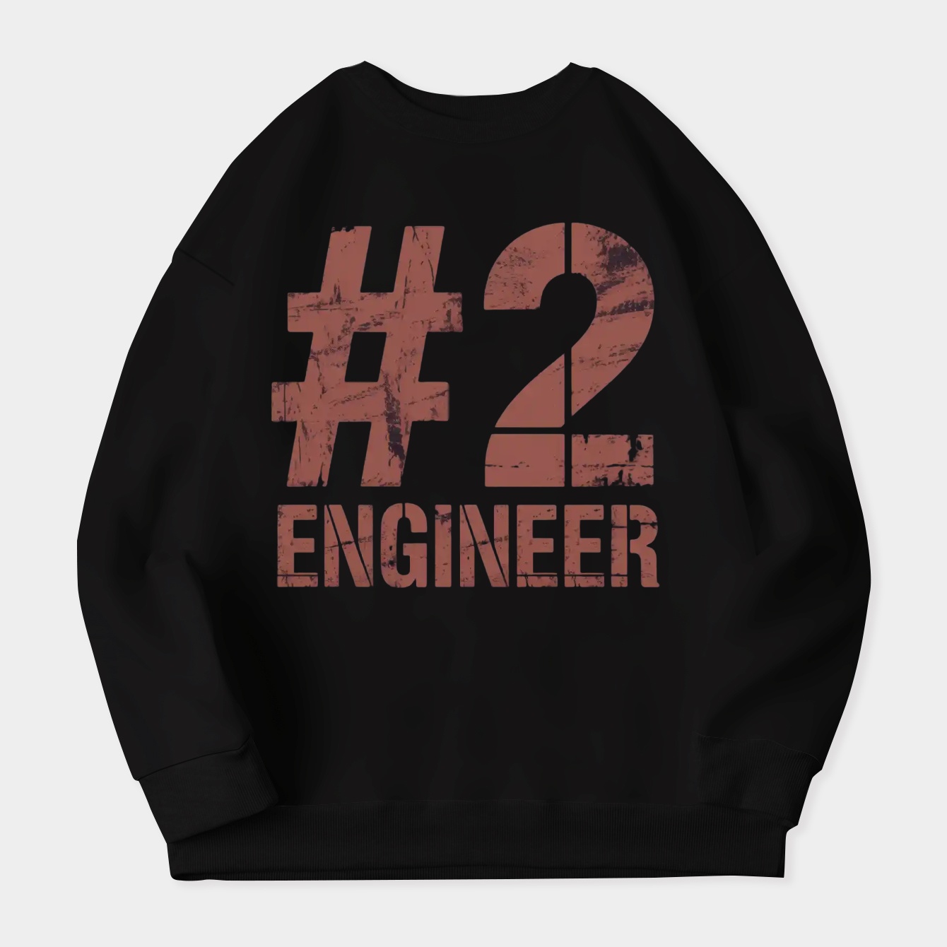 Engineer Number 2 RED Women's Crewneck Sweatshirt