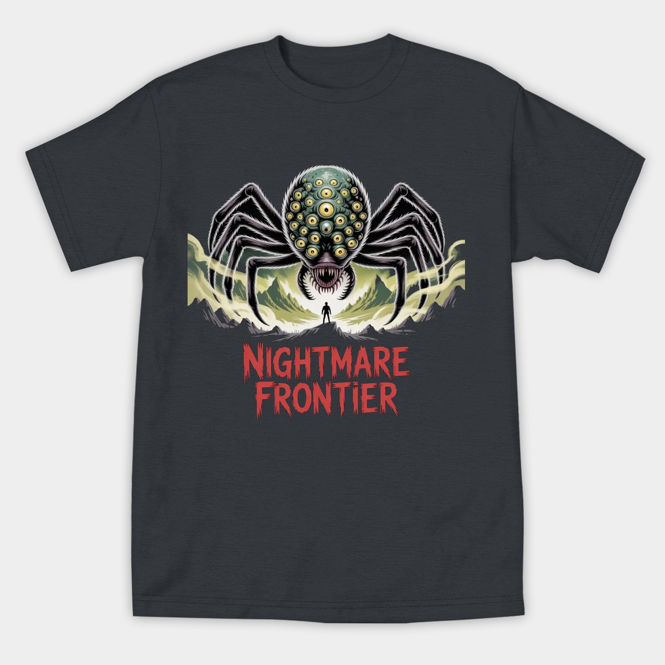 THE NIGHTMARE FRONTIER Women's Athletic Performance T-Shirt
