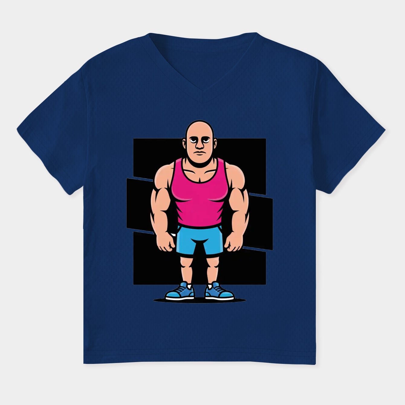 Big Lez Women's Plus Size V-Neck T-Shirt