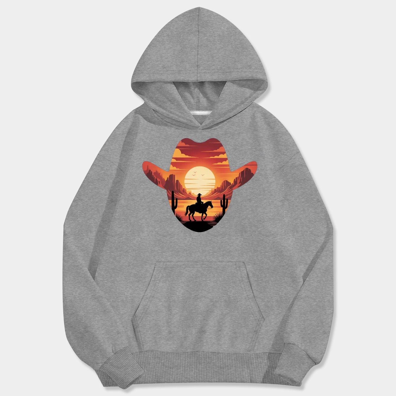 Red Logo Men's Big & Tall Hoodie