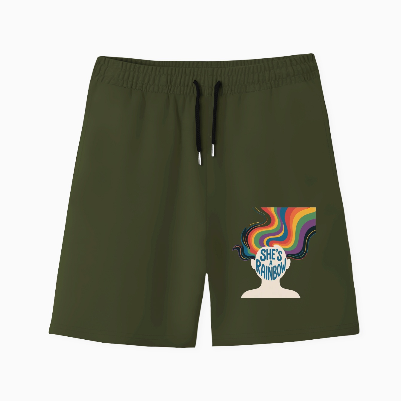 She_s a Rainbow Men's Quick-Dry Athletic Shorts