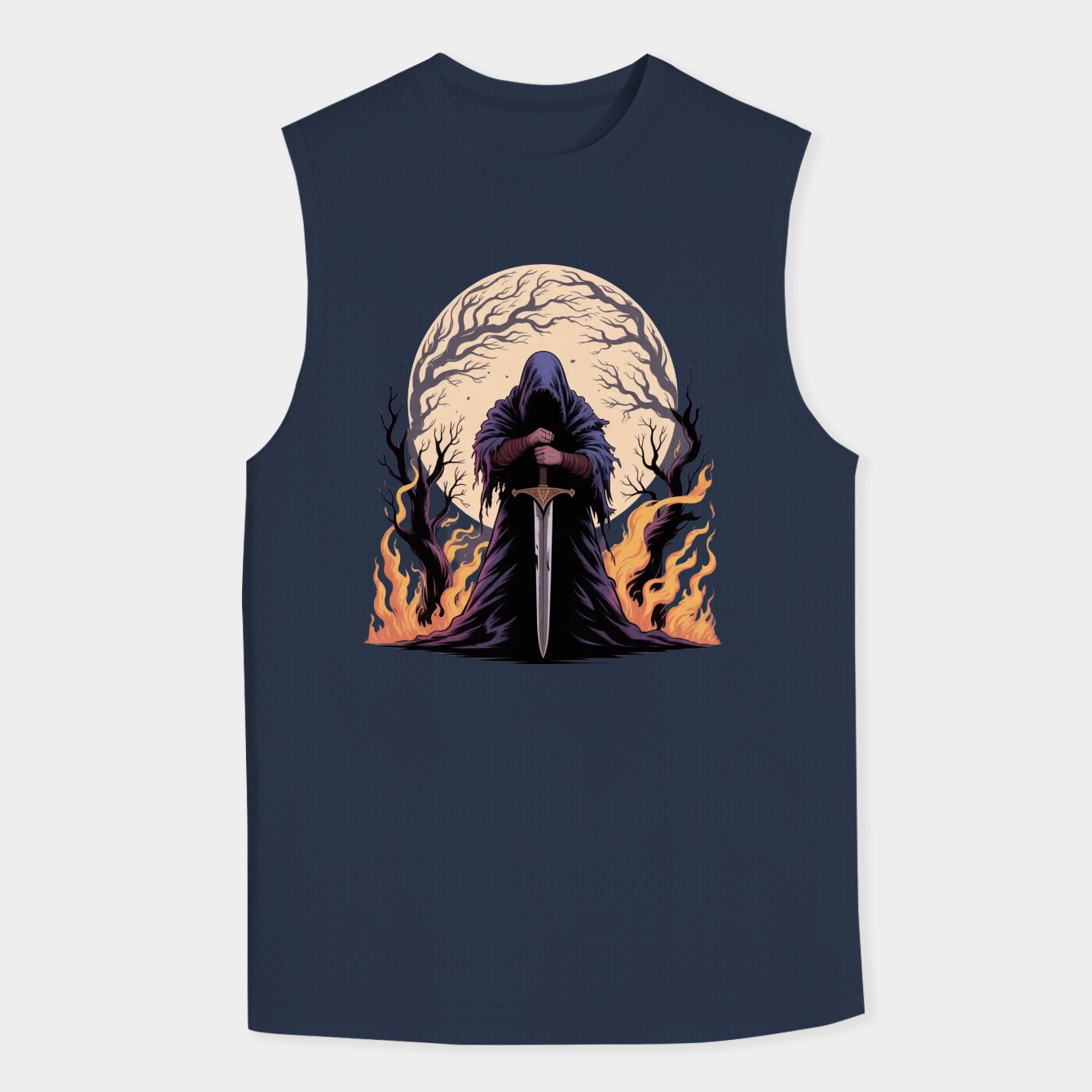 elden ring moonlit warrior Men's Big & Tall Tank Top