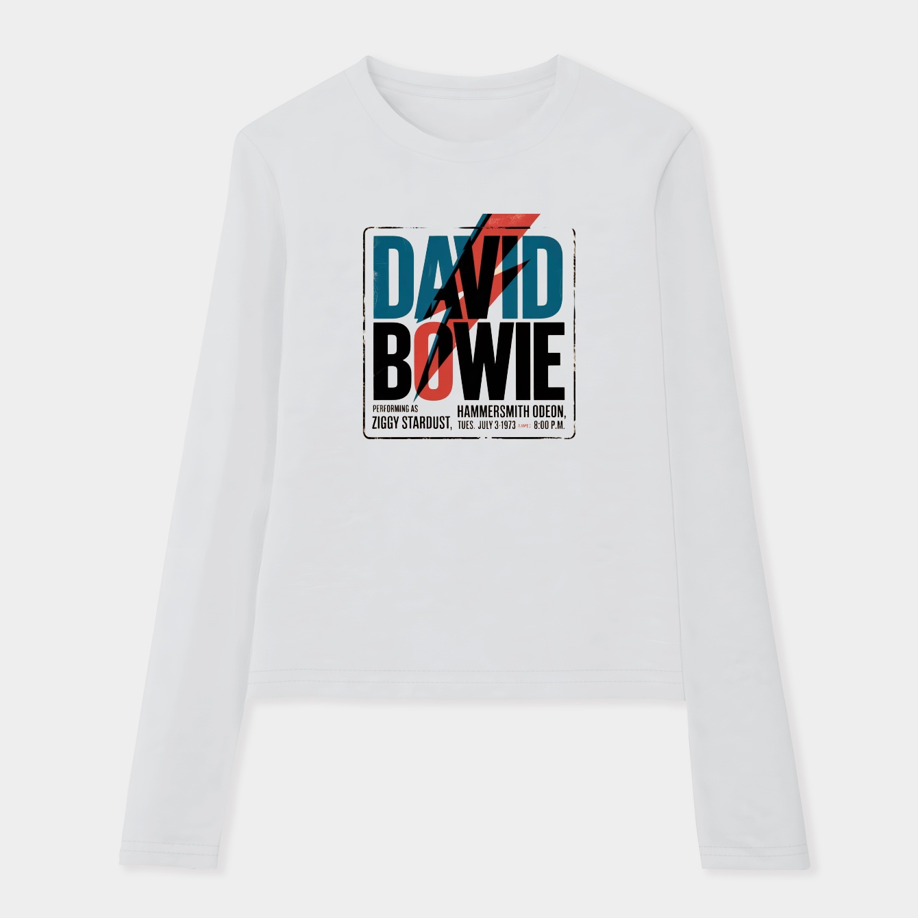David Bowie Recreated Women's Soft Long Sleeve T-Shirt