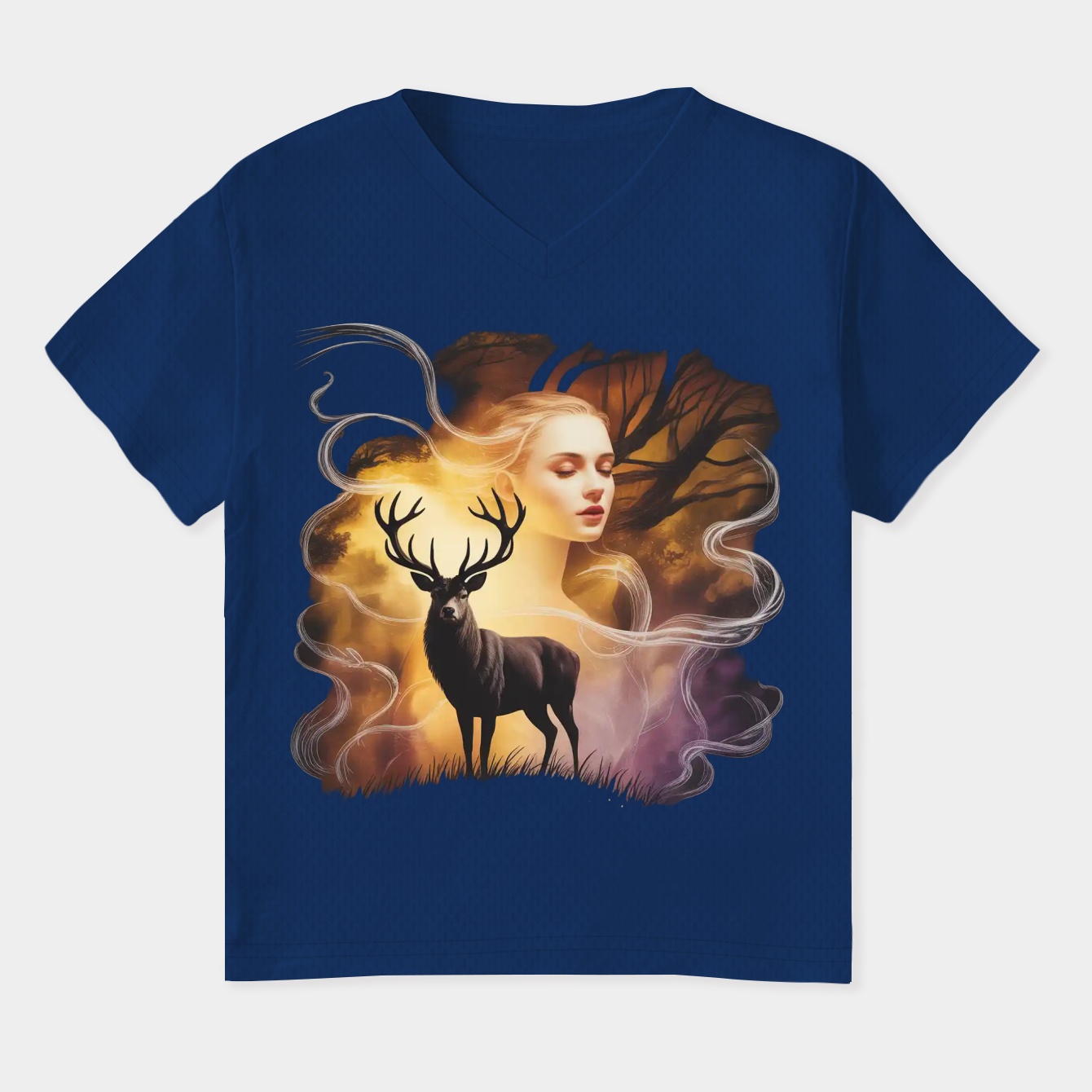 Elden Ring, Deer Women's Plus Size V-Neck T-Shirt