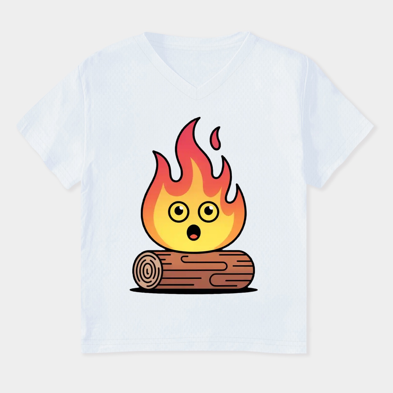 Calcifer Women's Plus Size V-Neck T-Shirt