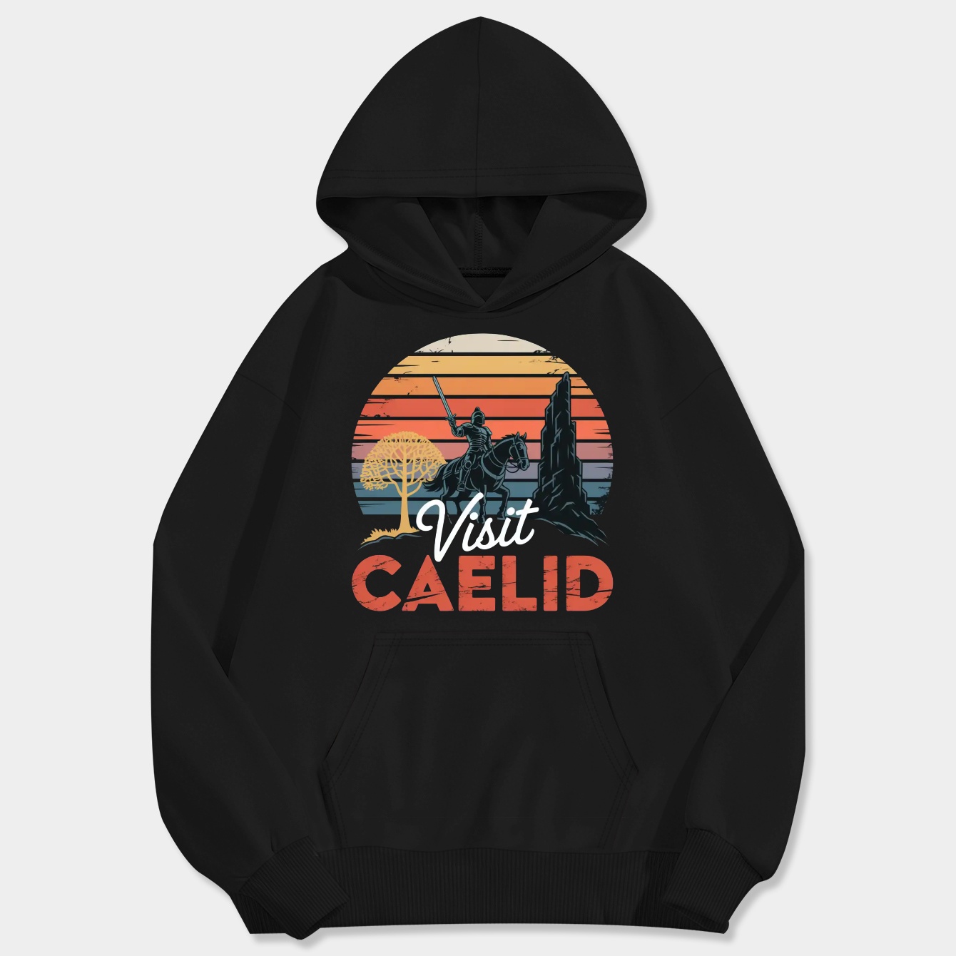 Visit Caelid - Elden Ring Men's Big & Tall Hoodie