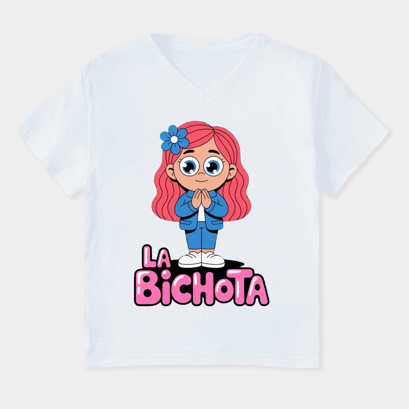 La Bichota Women's Plus Size V-Neck T-Shirt