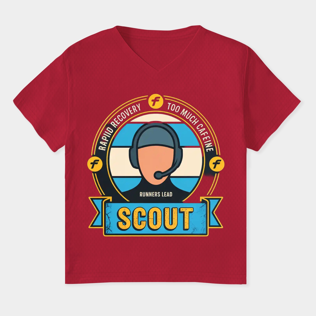 SCOUT - BLUE TEAM Women's Plus Size V-Neck T-Shirt