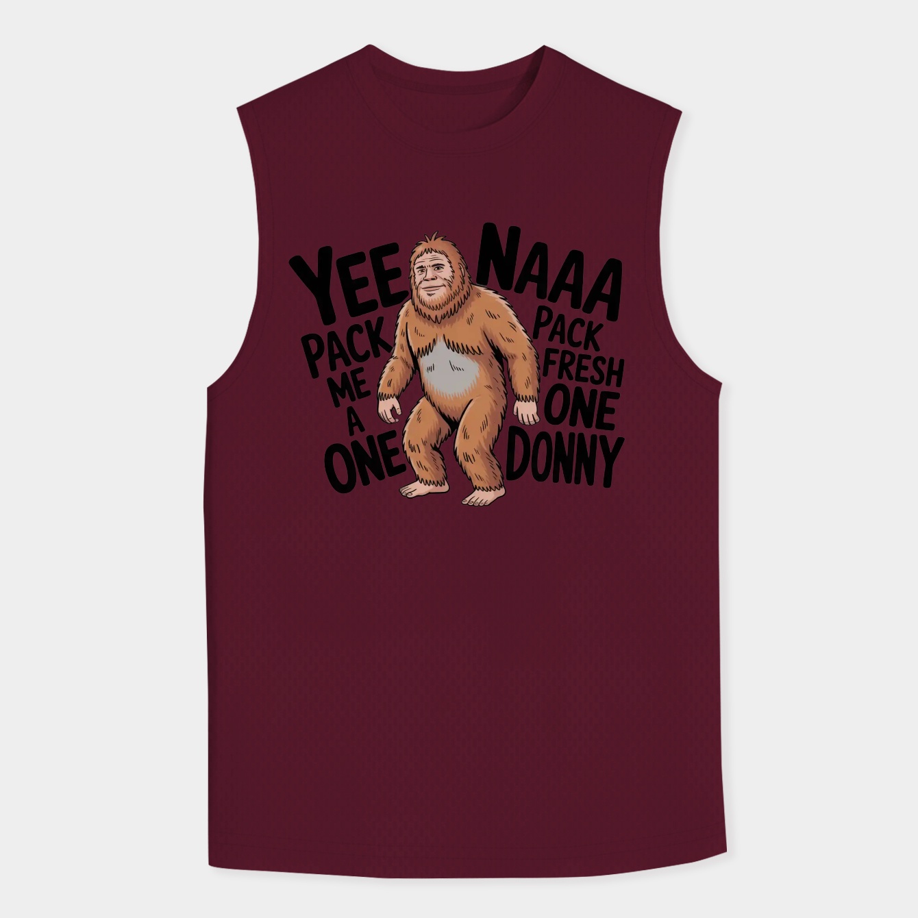 Sassy The Sasquatch Men's Tank Top