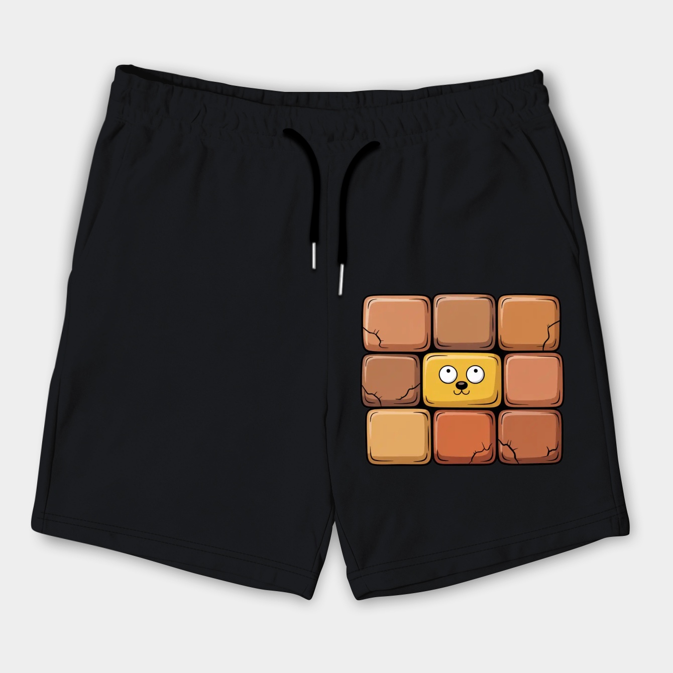 the wall dog Men's Shorts