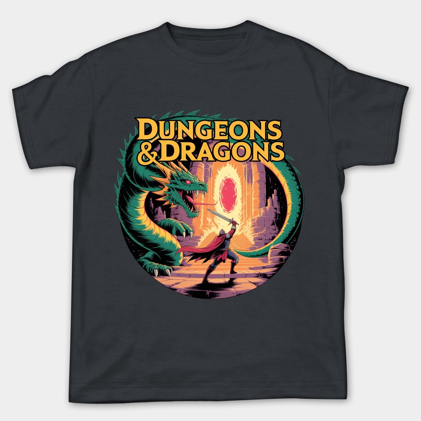 D&D Red Box Black Print Women's Plus Size T-shirt