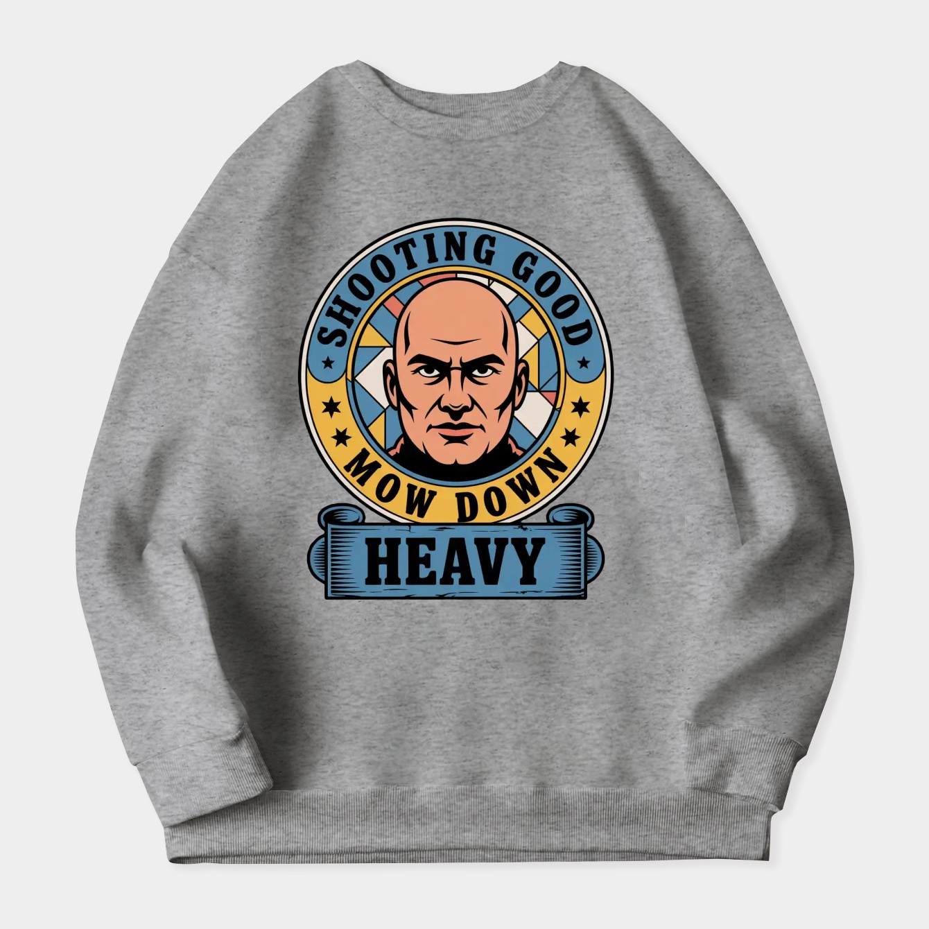 Heavy - Blue Team Women's Crewneck Sweatshirt