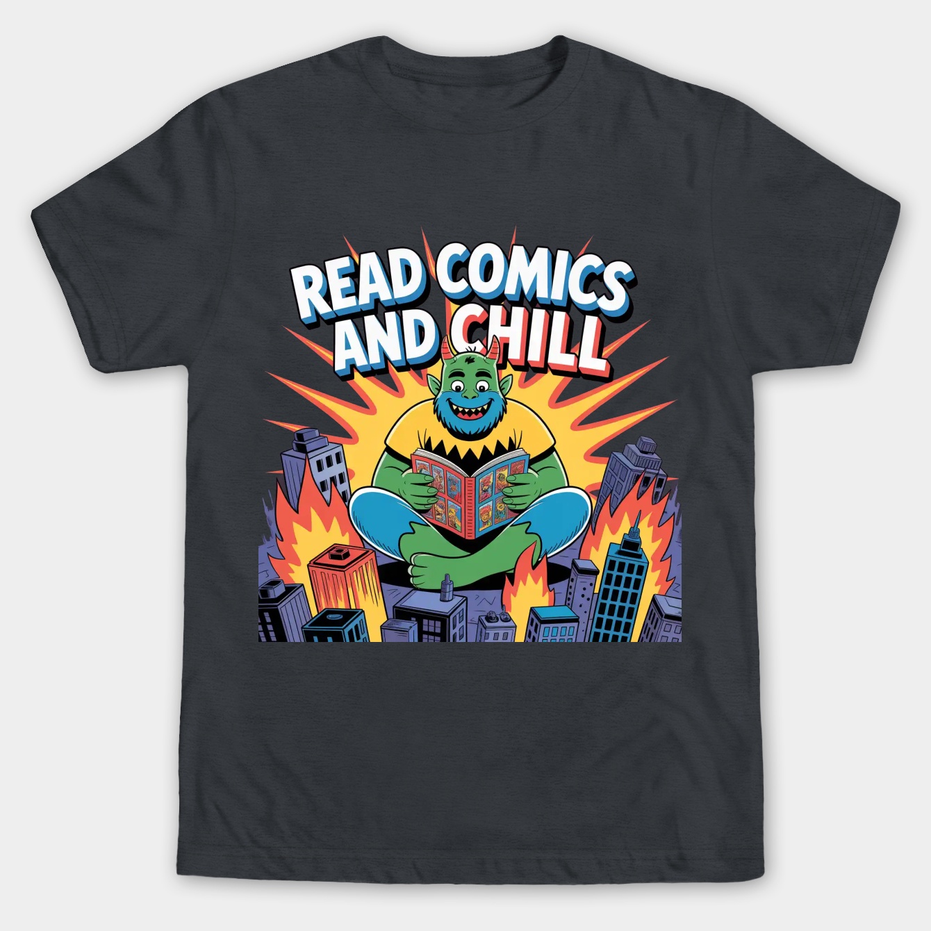 Monster and Comics Men's Big & Tall T-shirt