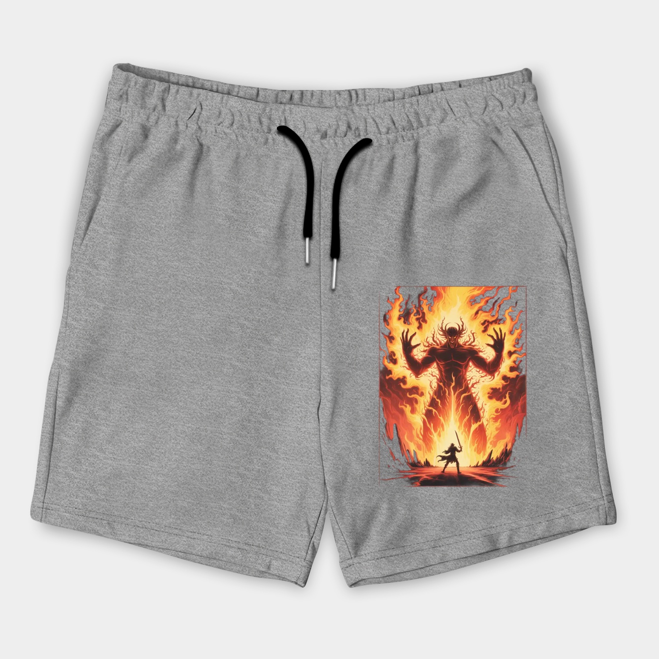 elden ring fantasy fire battle Men's Shorts