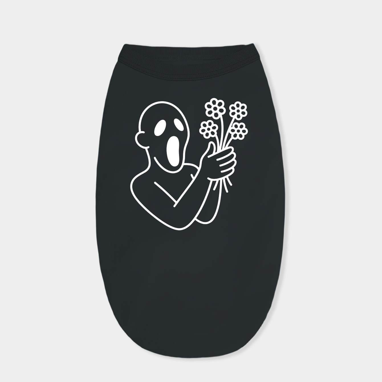 Scream Flowers Dog Shirt