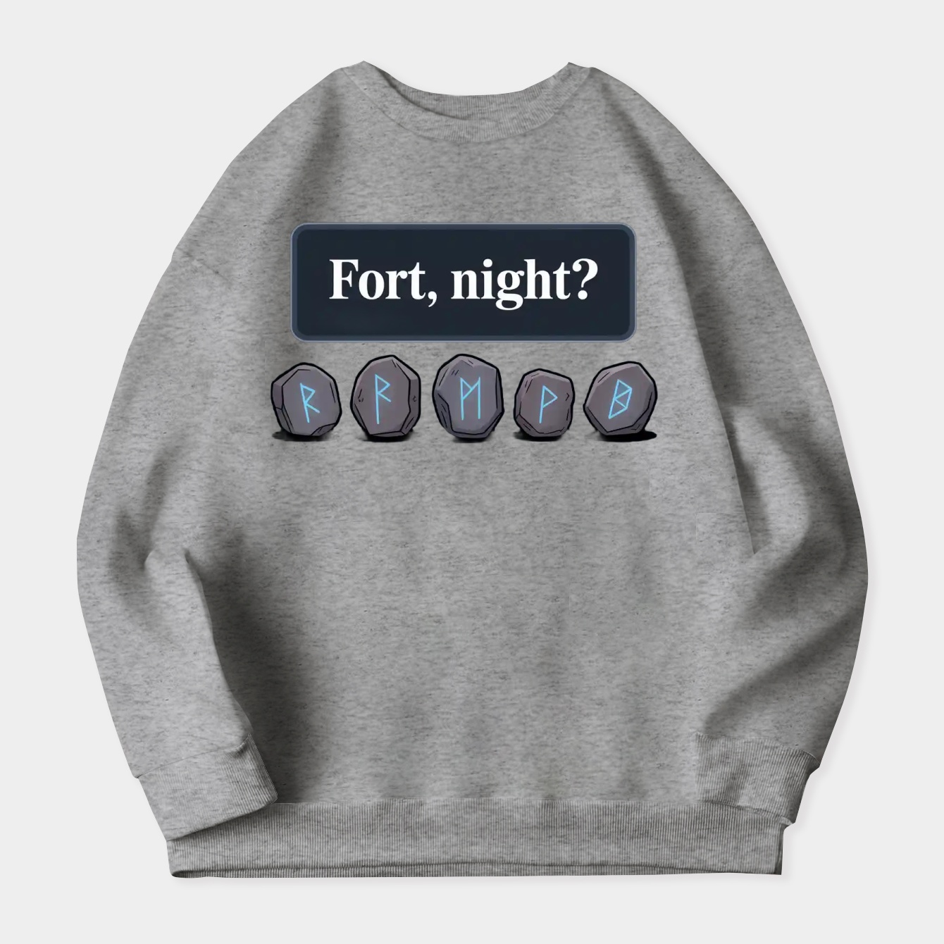 Fort, night? - Elden Ring Message Women's Crewneck Sweatshirt