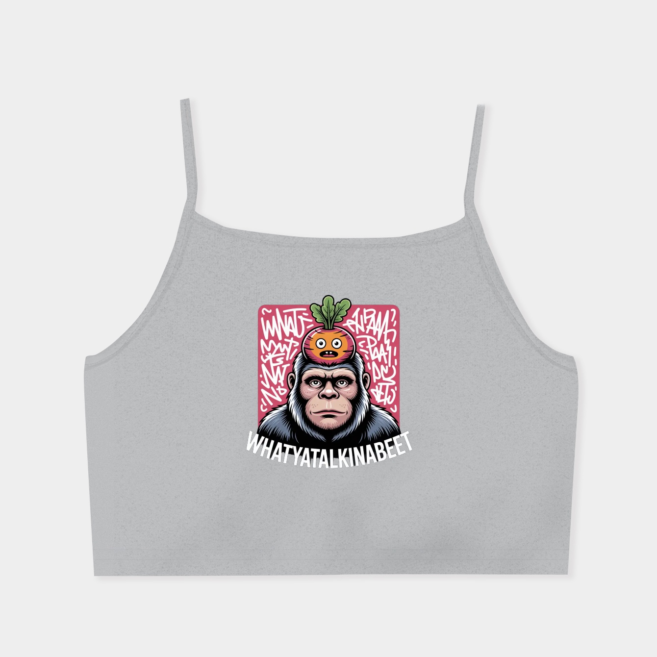 Sassy The Sasquatch Women's  Spaghetti Strap Tank Top