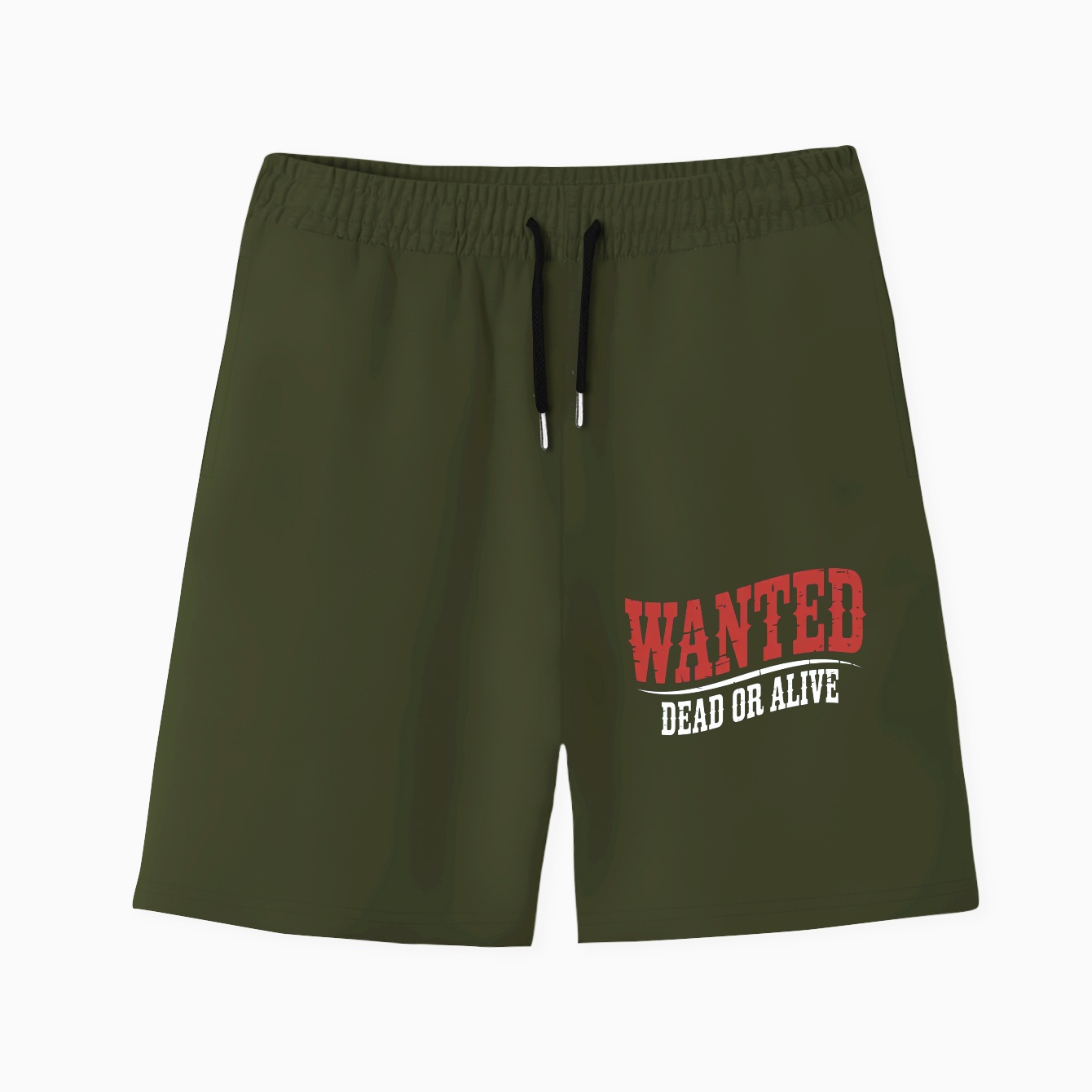 Wanted Dead or Alive Men's Quick-Dry Athletic Shorts