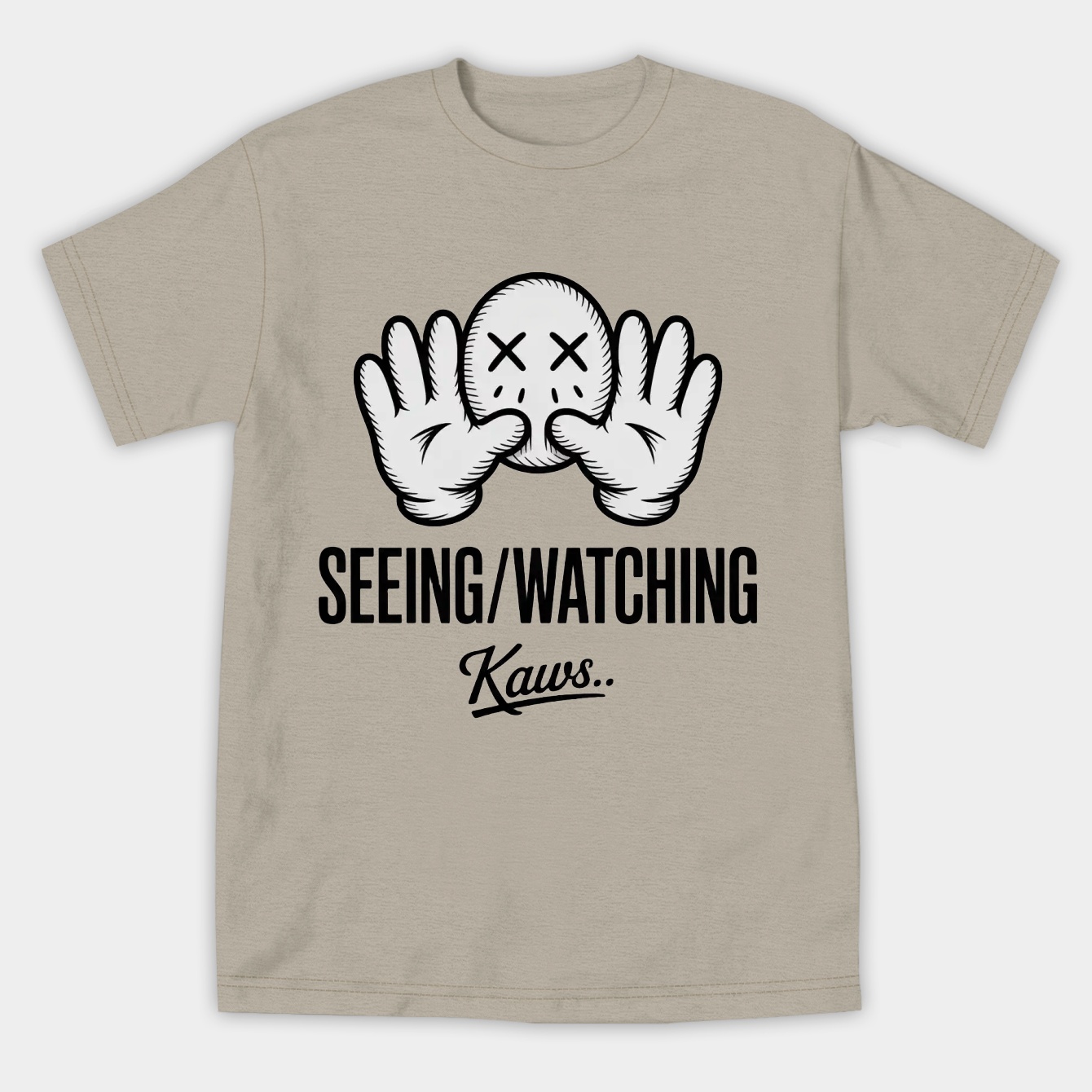 seeing watching kaws Women's Athletic Performance T-Shirt