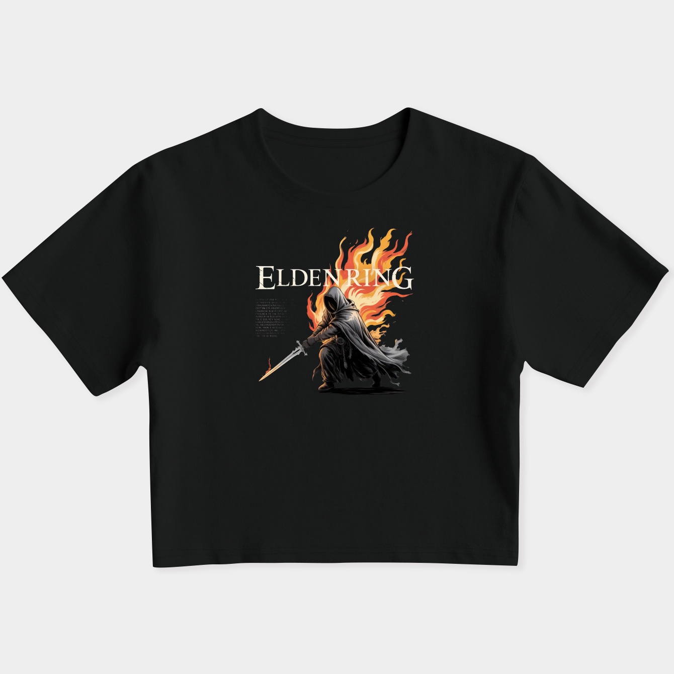 Elden Ring Flame Women's Slim Fit Baby Tee