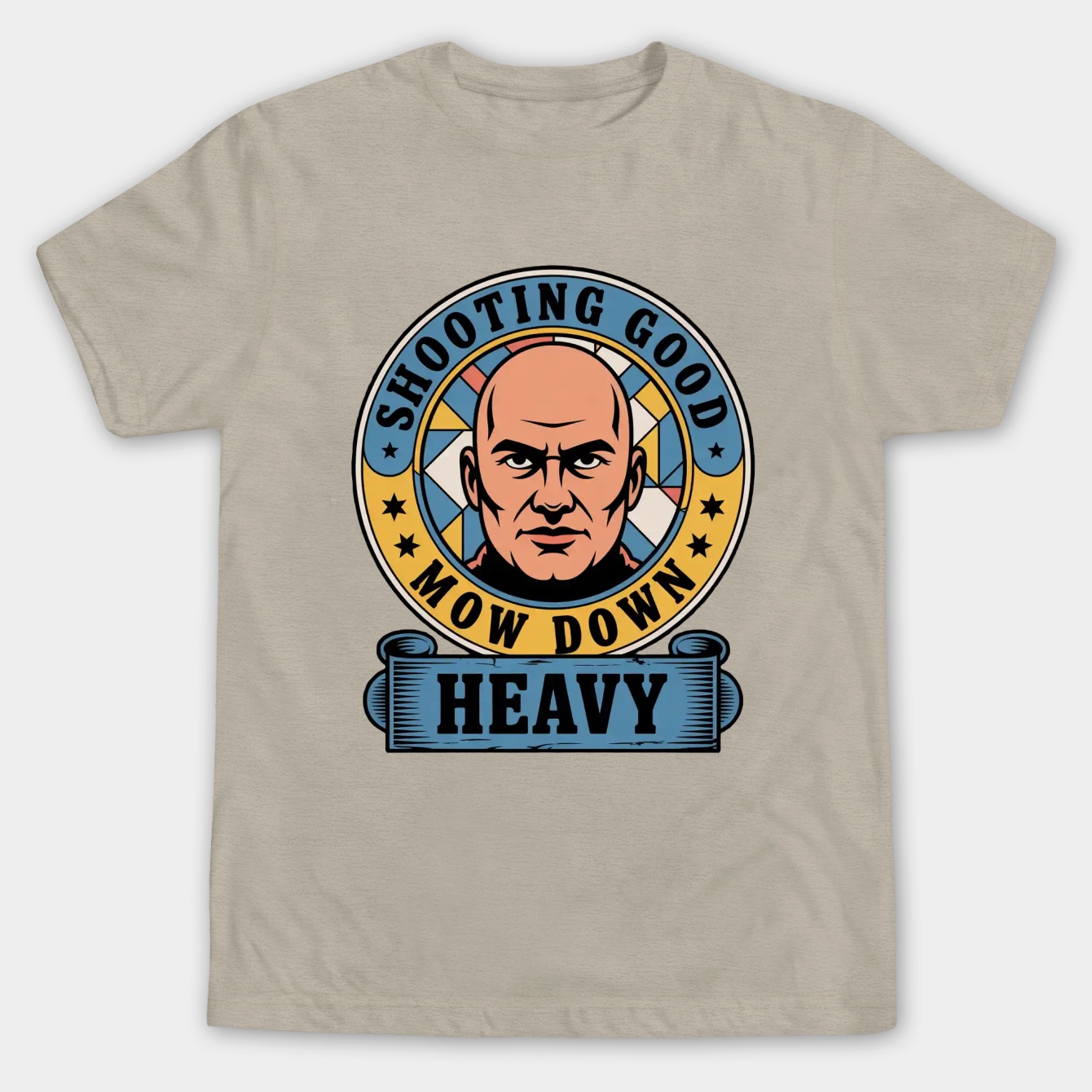 Heavy - Blue Team Men's Big & Tall T-shirt