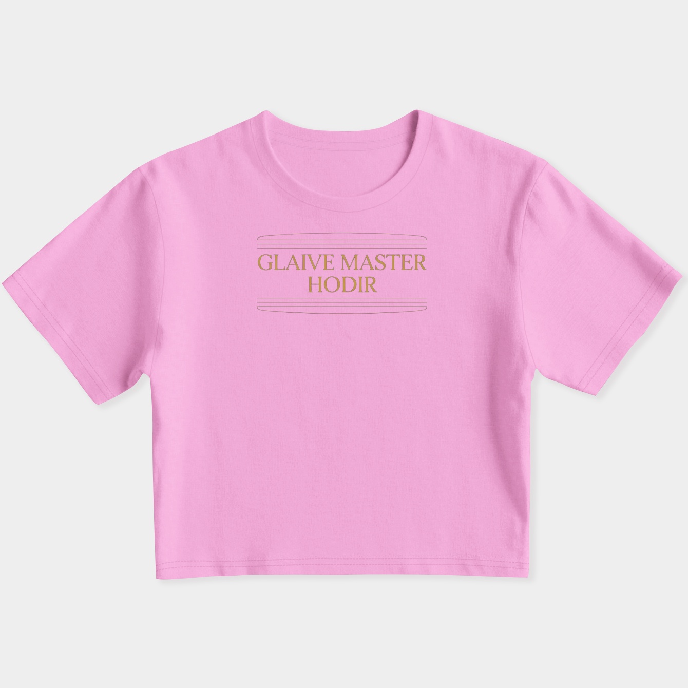 Elden Ring Glaive master hodir meme Women's Slim Fit Baby Tee