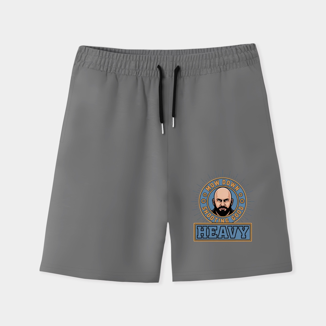HEAVY - BLUE TEAM Men's Quick-Dry Athletic Shorts