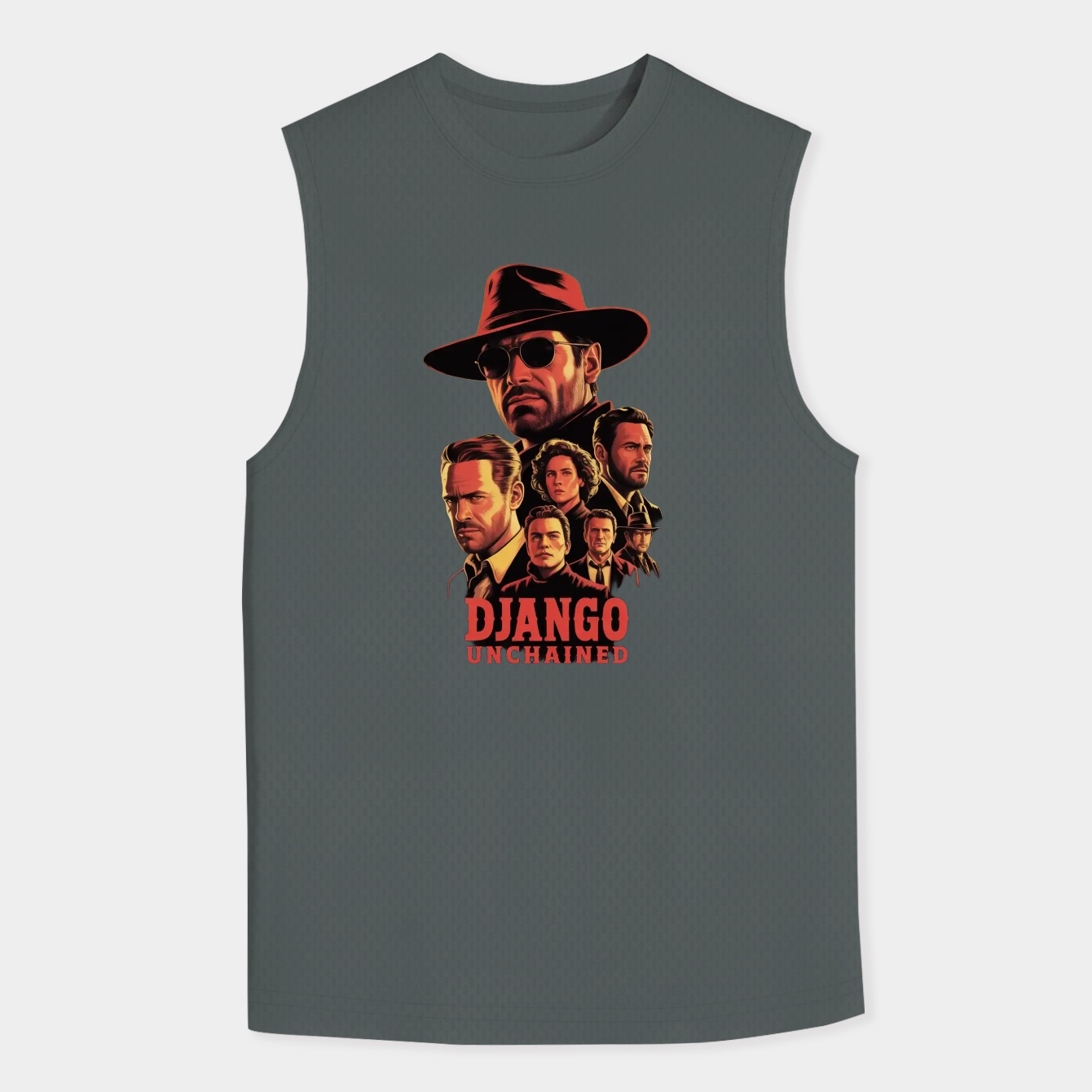 Red Dead Django Unchained Men's Tank Top