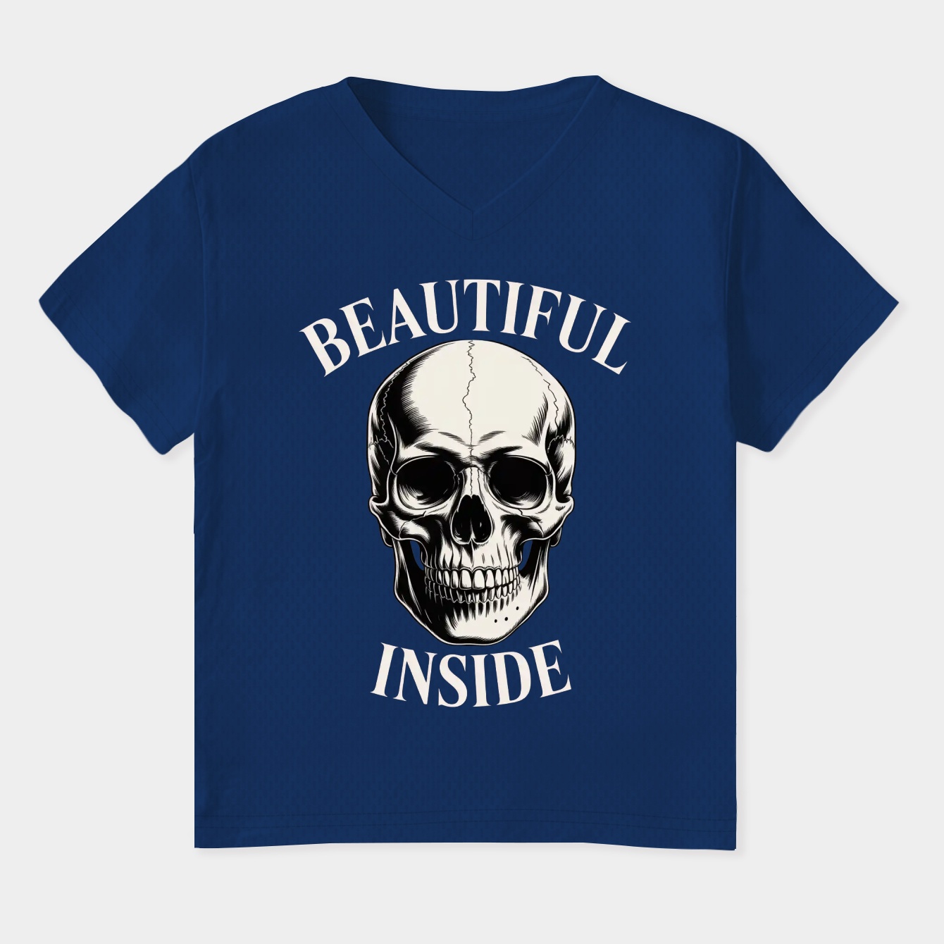 BEAUTIFUL INSIDE Women's Plus Size V-Neck T-Shirt