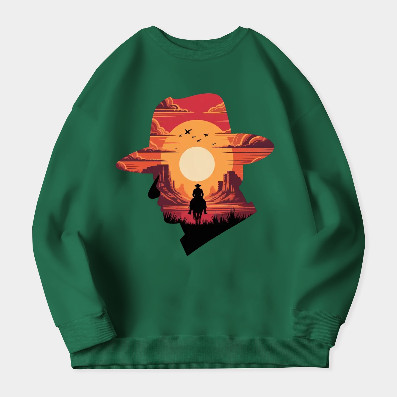 Red-Logo Women's Crewneck Sweatshirt