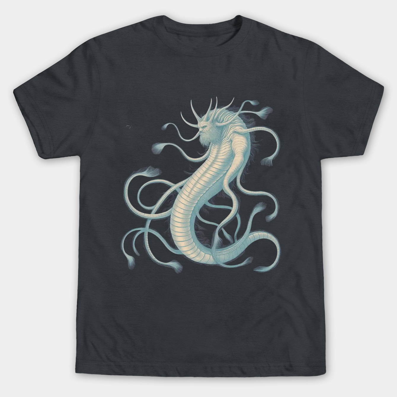 Sea Emperor Transparent Men's Big & Tall T-shirt