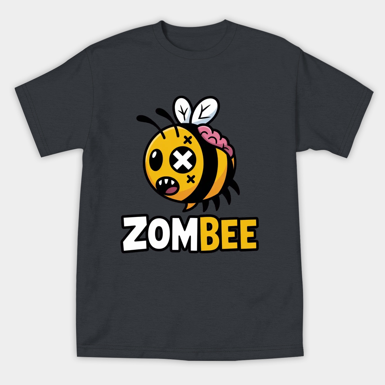Zombee Undead Bee Design Women's Athletic Performance T-Shirt