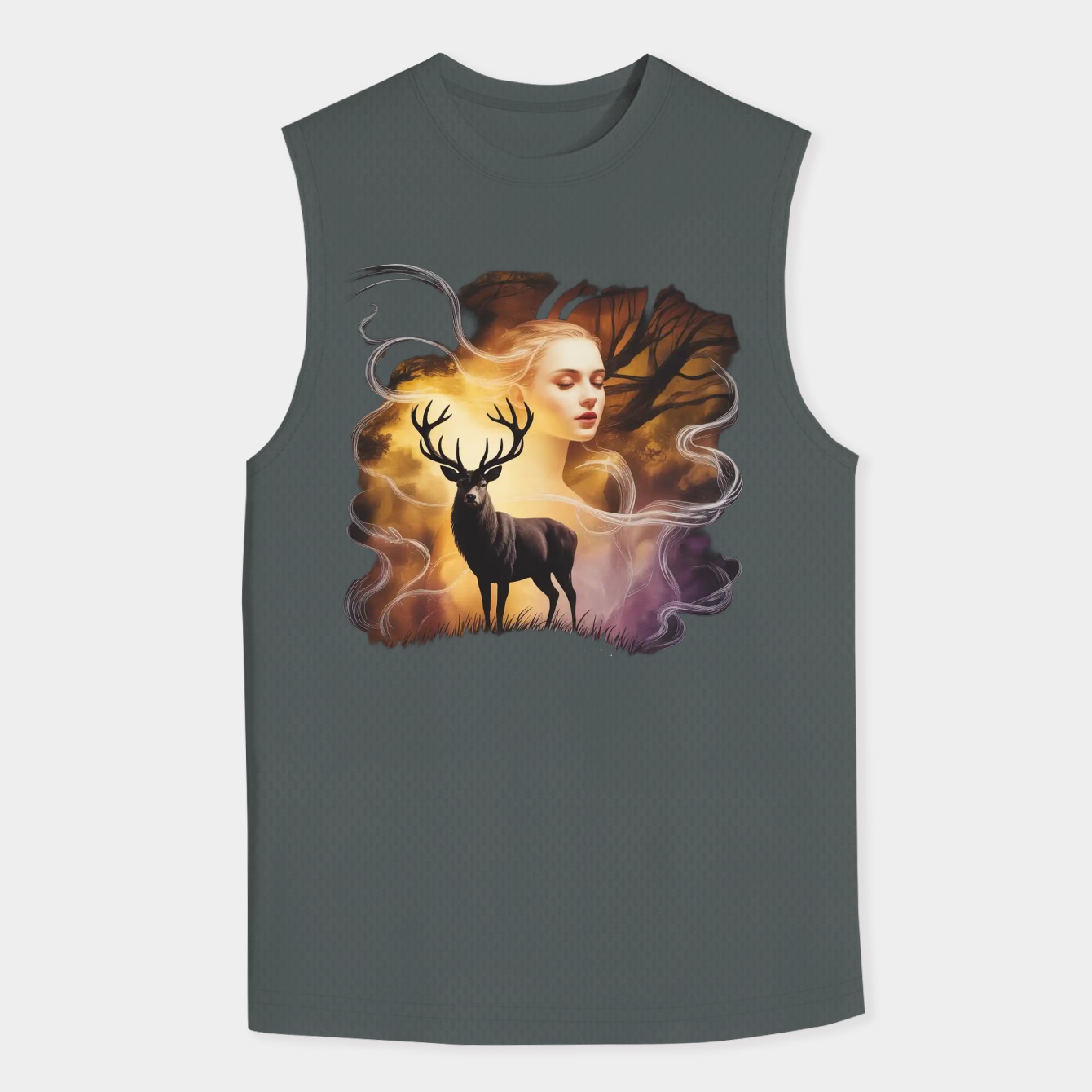 Elden Ring, Deer Men's Big & Tall Tank Top
