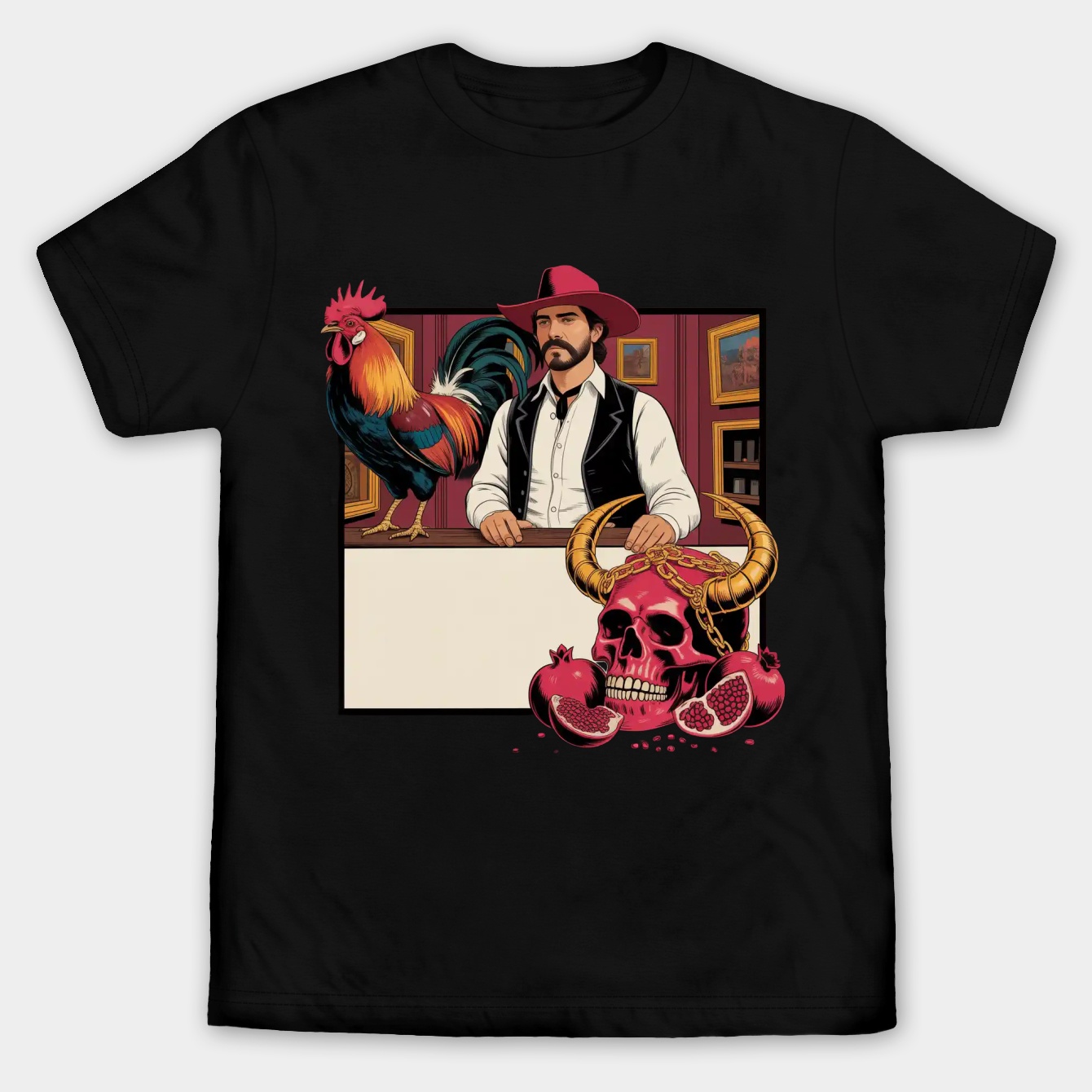 DUTCH RED DEAD REDEMPTION 2 Men's Big & Tall T-shirt