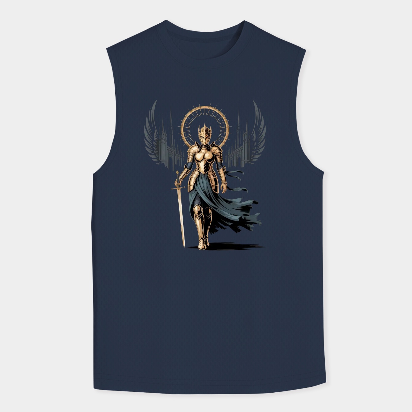 Malenia the Severed Elden Ring Men's Big & Tall Tank Top