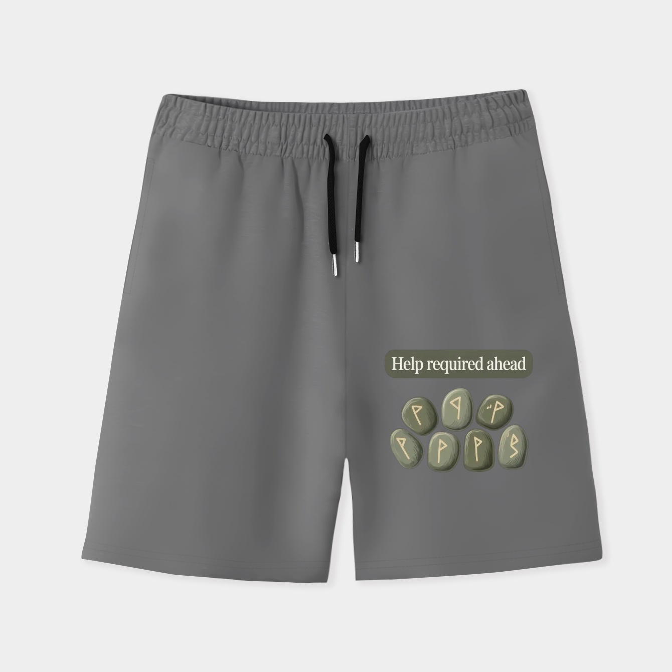 Help Required Ahead - Elden Ring Summon Stones Men's Quick-Dry Athletic Shorts