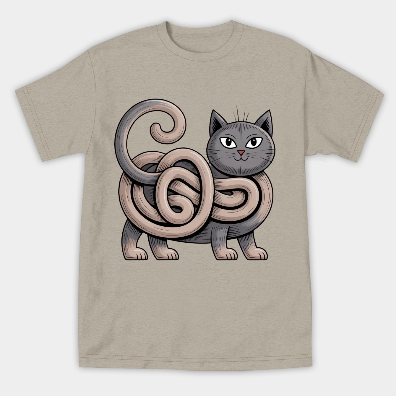 Longtail Cat (Doesn’t Protect From Missteps) Women's Athletic Performance T-Shirt