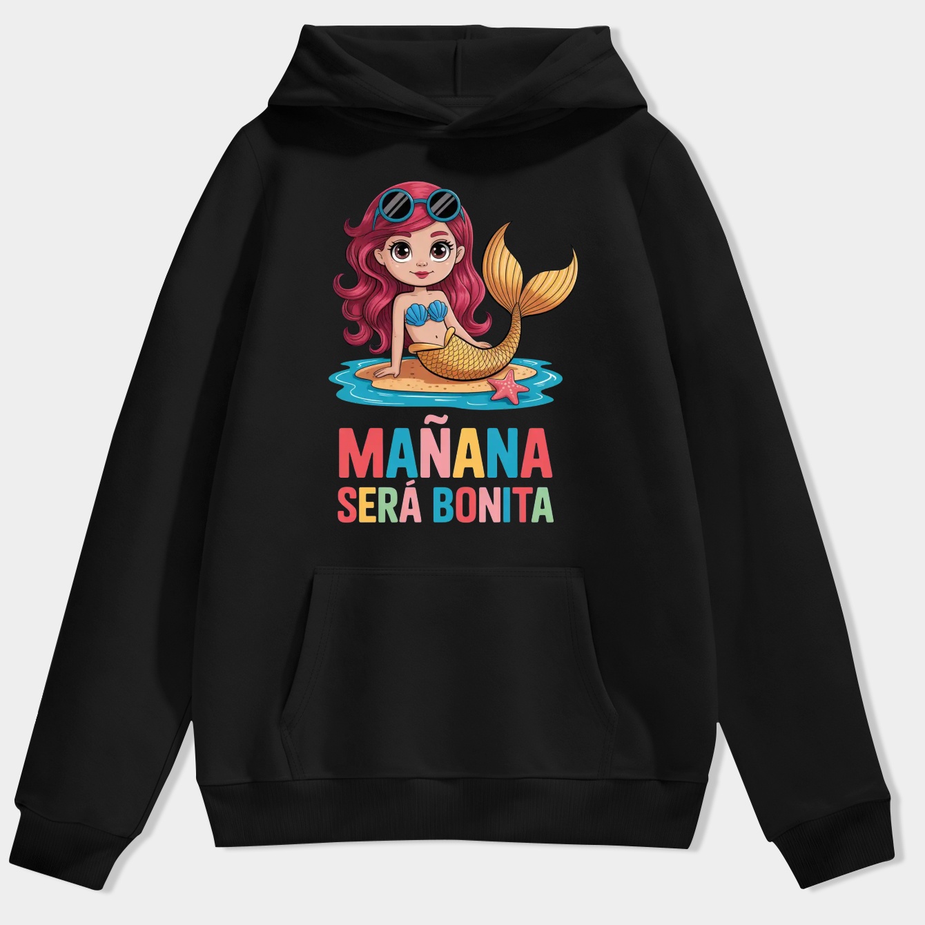 Mermaid Girl Mañana Será Bonita Men's Hoodie