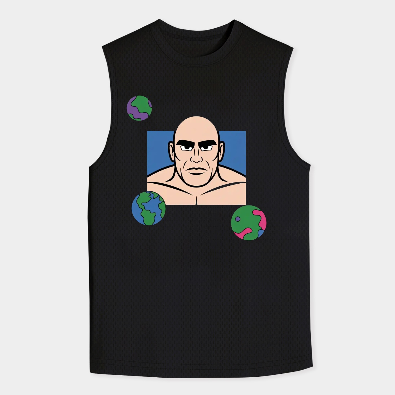 Big Lez In Space Men's Big & Tall Tank Top