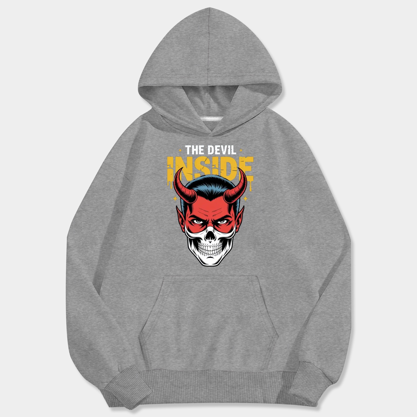 The devil inside Men's Big & Tall Hoodie