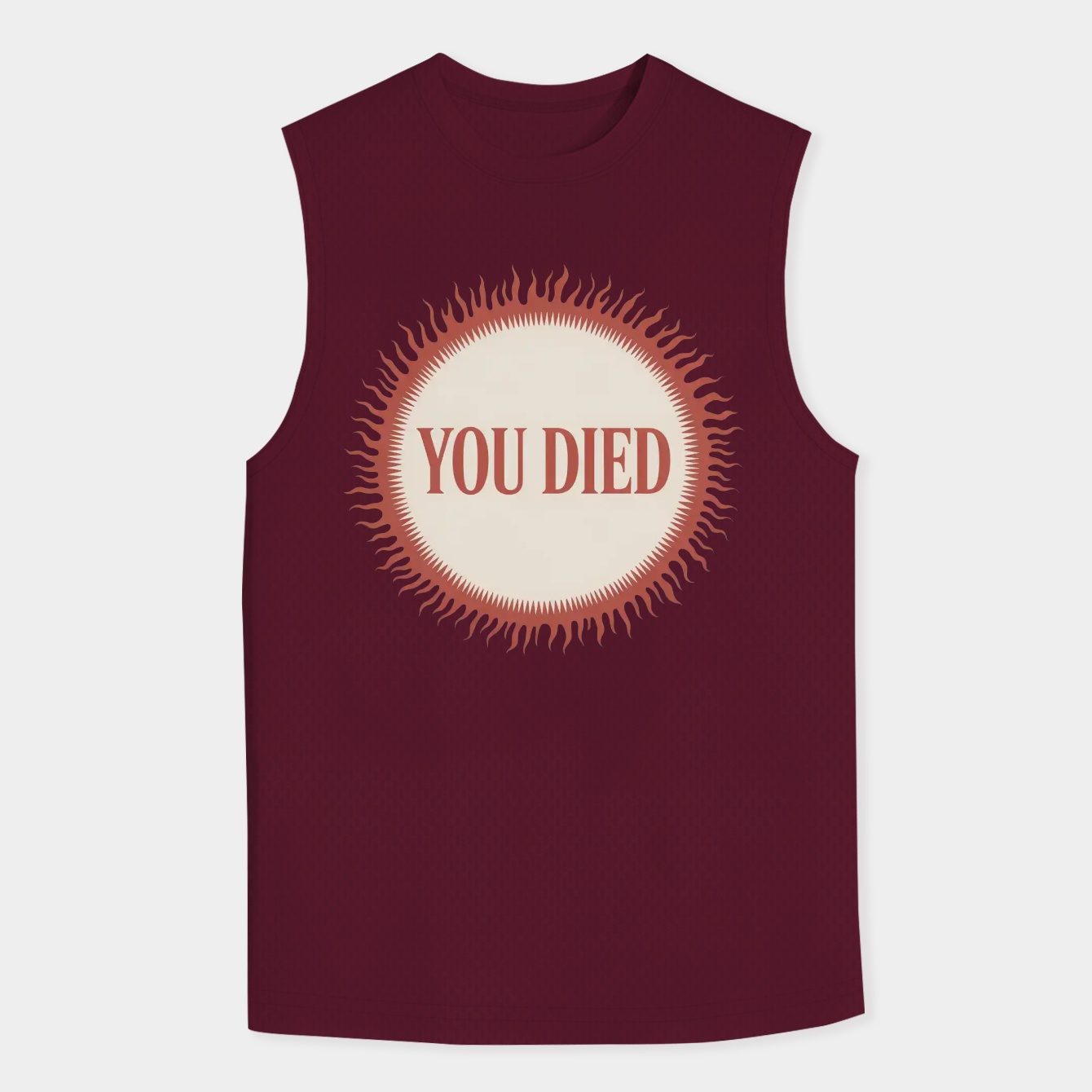 You Died Flame Men's Tank Top