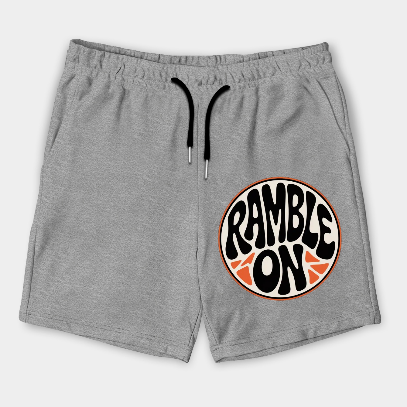 Ramble On Circle Design Men's Shorts