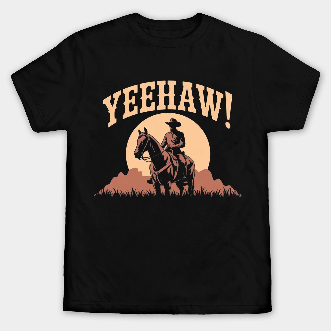 Yeehaw! Men's Big & Tall T-shirt