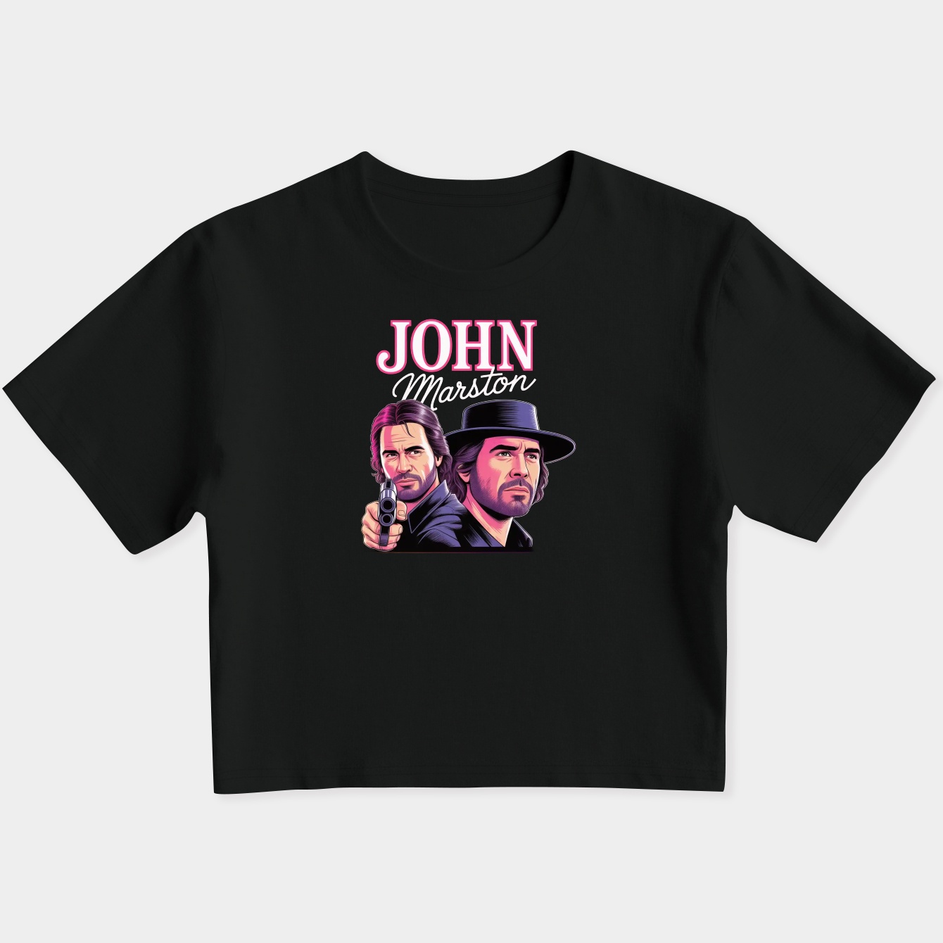 John Marston Women's Slim Fit Baby Tee