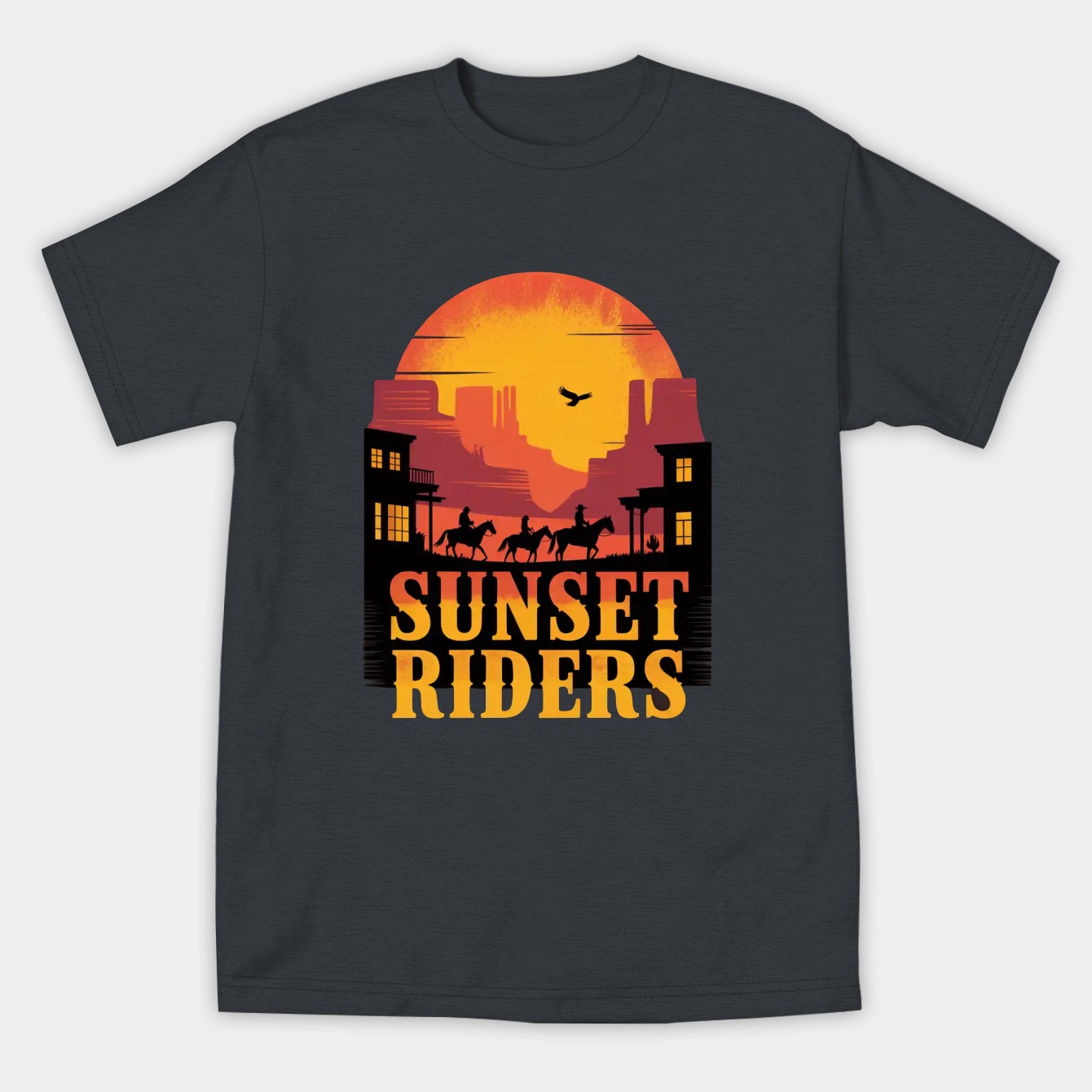 Sunset Riders Women's Athletic Performance T-Shirt