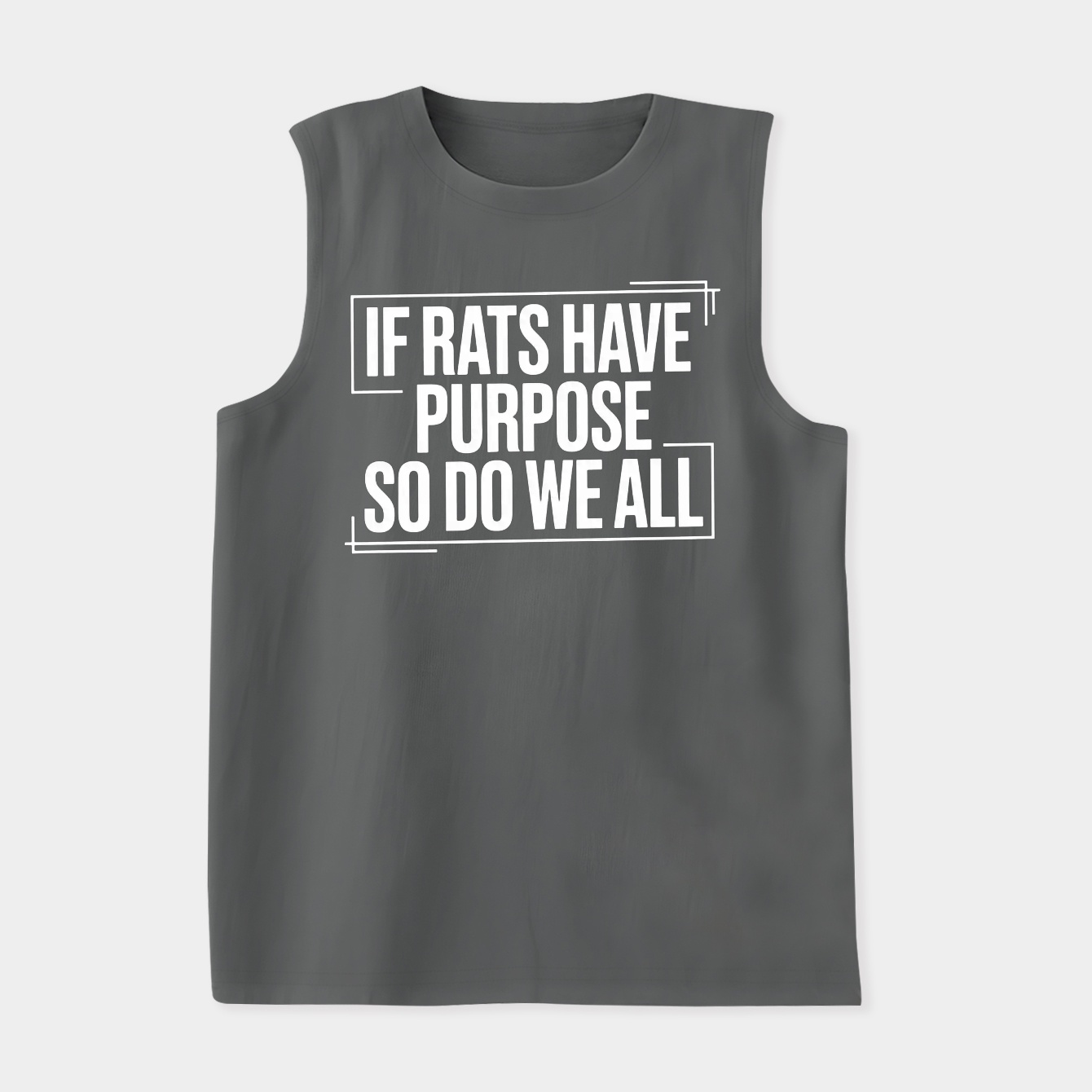 If Rats Have Purpose So Do We All (White) Women's Soft Tank Top