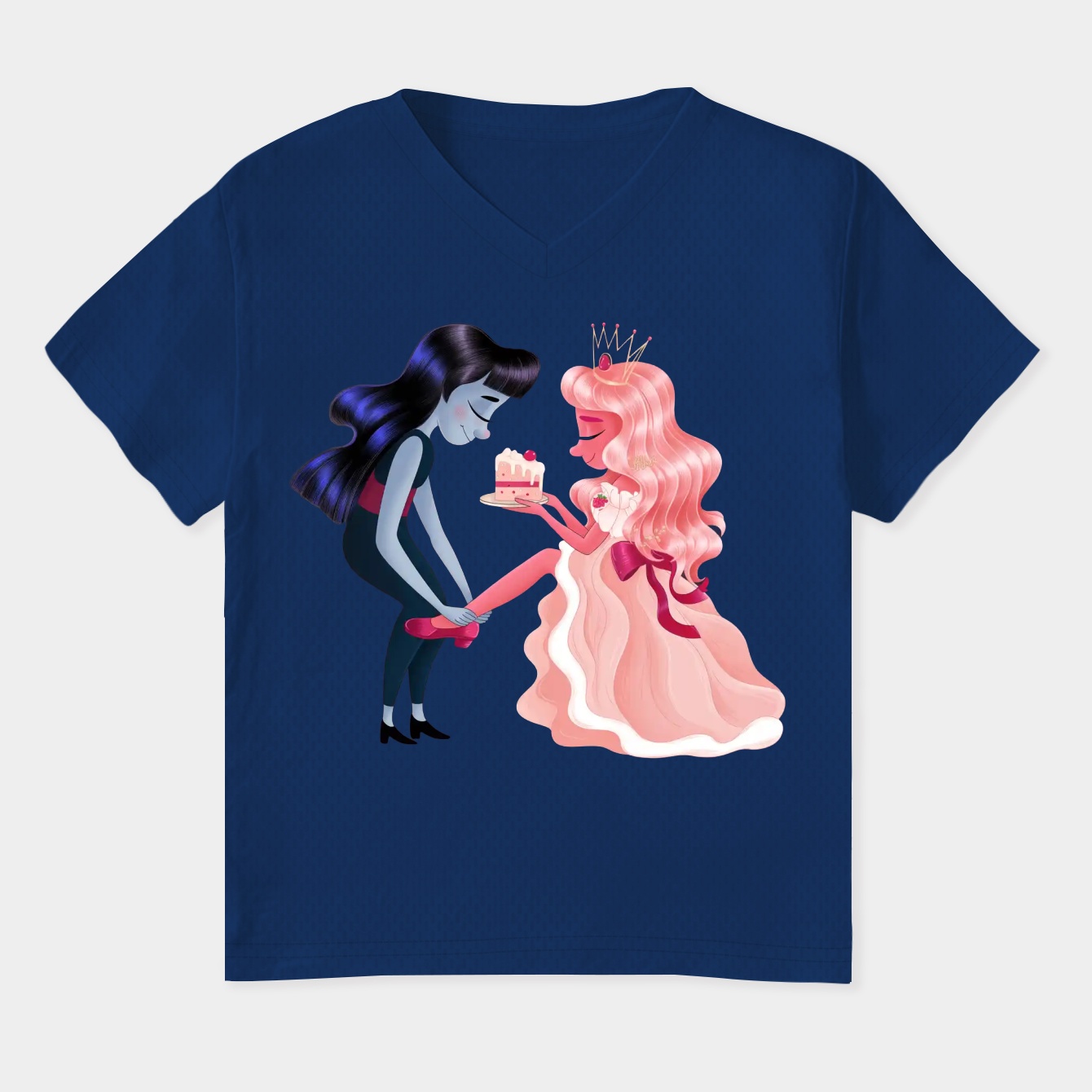 Bubbline Women's Plus Size V-Neck T-Shirt