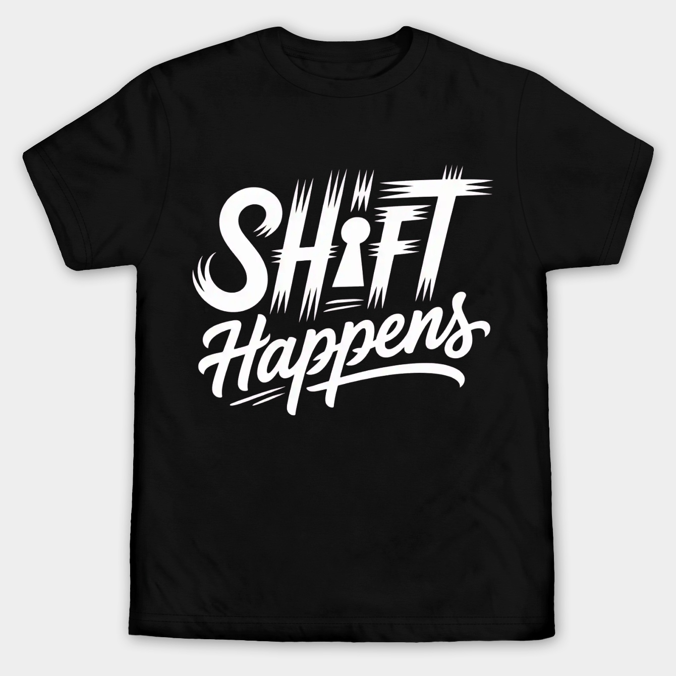 Shift Happens Men's Big & Tall T-shirt