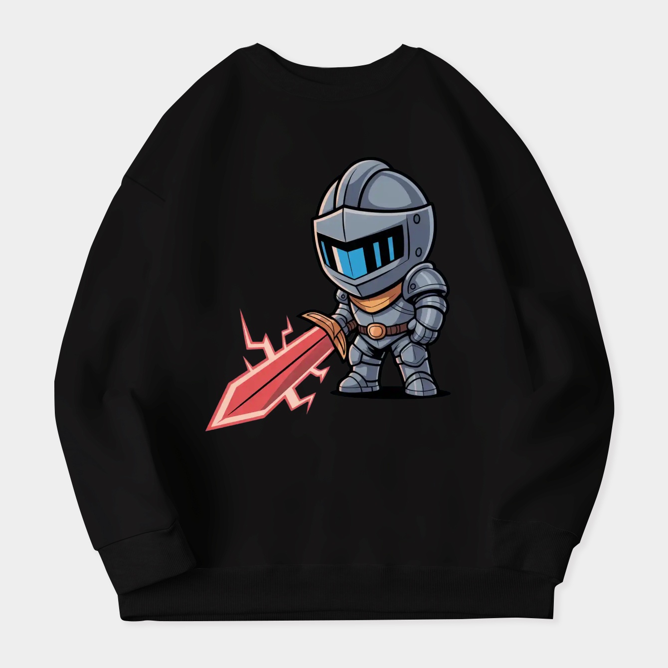elden ring chibi knight Women's Crewneck Sweatshirt