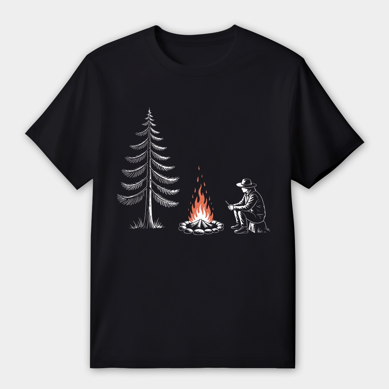 Resting Campfire Women's Premium Soft T-Shirt